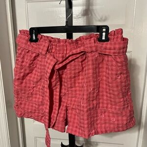 Yellow and Pink Women's Shorts . NWOT.